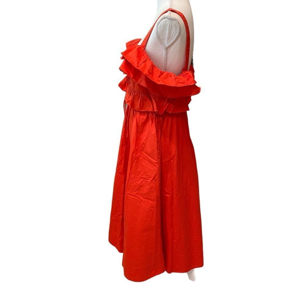 Jason Wu Ruffle Midi Dress Size 14 - Picture 5 of 11